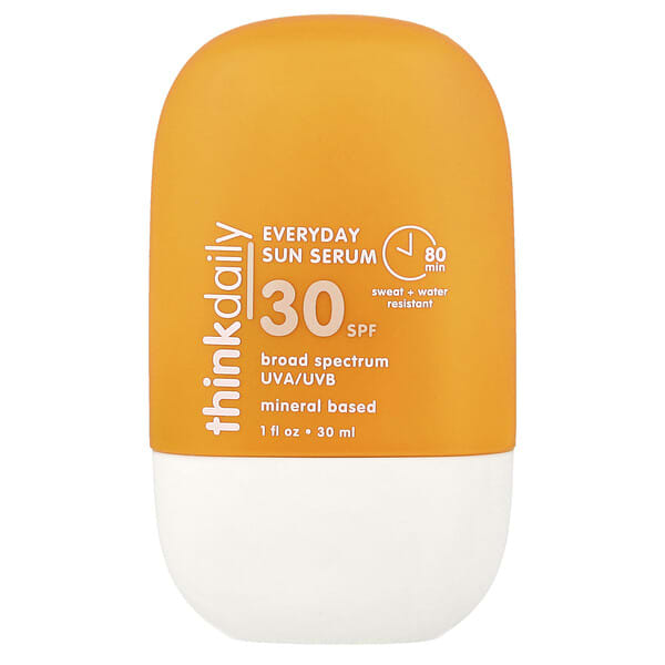 think, Think데일리, 에브리데이 선 세럼, SPF 30, 향료 무함유, 30ml(1fl oz)