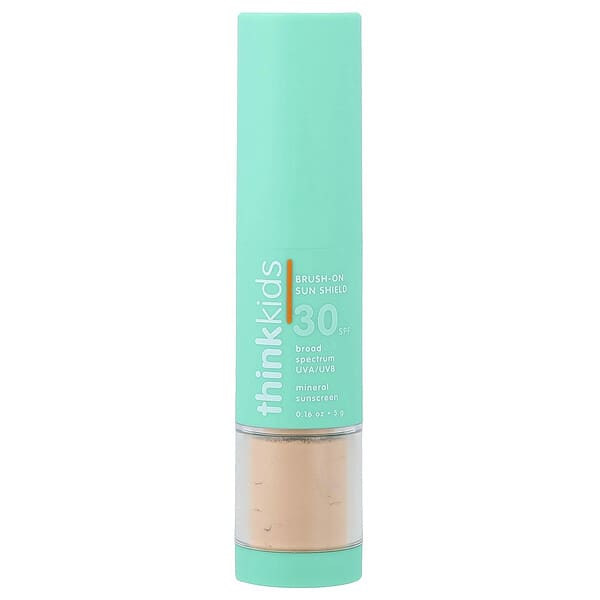 think, Kids, Brush-On Sun Shield, 30 SPF, Fragrance Free, 0.16 oz (5 g)