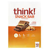 Think !, 스낵 프로틴바, 솔티드 캐러멜, 바 10개, 각 40g(1.41oz)