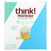 Think !, Barras de 150 calorías Protein+, Sabor masa de cupcake, 10 barras, 1,41 oz (40 g) cada una