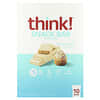 Think !, Snack Protein Bar, тесто для кексов, 10 батончиков, 40 г (1,41 унции) каждый
