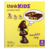 ThinkKids, Protein Bars, Chocolate Chip, 5 Bars, 1 oz (28 g) Each