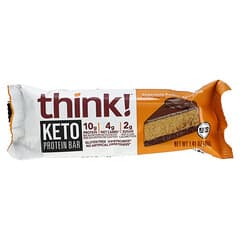 Think !, Keto Protein Bars, шоколадный пирог с арахисовой пастой, 5 батончиков, 40 г (1,41 унции) каждый