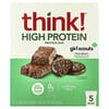 Think !, Barritas con alto contenido de proteínas, Thin Mints™, 5 barritas, 60 g (2,1 oz) cada una