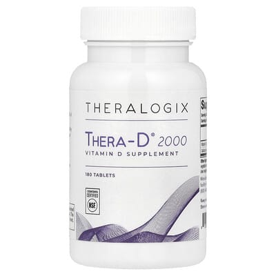 Theralogix, Thera-D 2000, 180 tablets