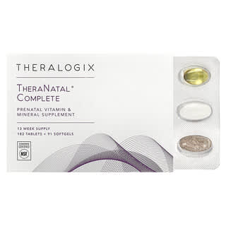 Theralogix, TheraNatal Complete, 182 comprimidos más 91 cápsulas blandas