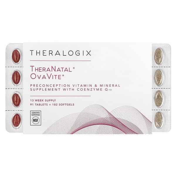 TheraNatal, OvaVite, 91 Tablets + 182 Softgels