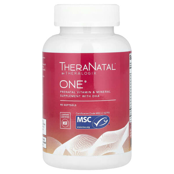 Theralogix TheraNatal, One, 90 Softgels