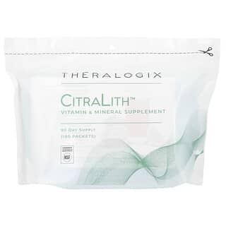 Theralogix, Citralith, Vitamin- und Mineralstoff-Ergänzungsmittel, 180 Päckchen, je 2,45 g