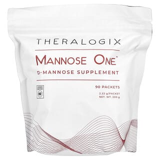 Theralogix, Mannose One, 90 sobres, (2,22 g) cada uno