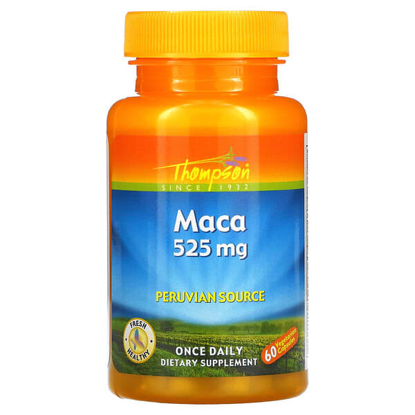 Thompson, Maca, 525 mg, 60 Cápsulas Vegetarianas