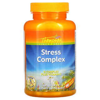 Thompson, Витаминный комплекс Stress Complex, 90 растительных капсул