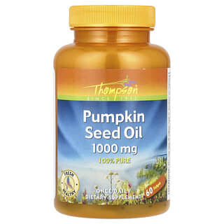 Thompson, Pumpkin Seed Oil, 1,000 mg, 60 Softgels