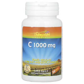 Thompson, витамин C, 1000 мг, 30 таблеток