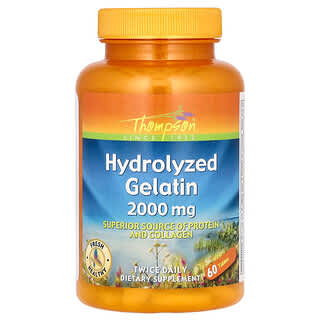 Thompson, Hydrolyzed Gelatin, 2,000 mg, 60 Tablets (1,000 mg per Tablet)