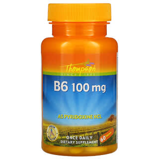 Thompson, B6, 100 mg, 60 tabletas