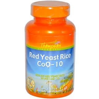 Thompson, Red Yeast Rice CoQ-10, 60 Veggie Caps