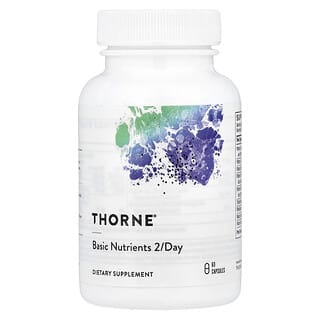 Thorne, 기본 영양소 2/데이, 캡슐 60정
