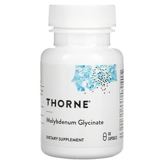 Thorne, Glycinate de molybdène, 60 gélules