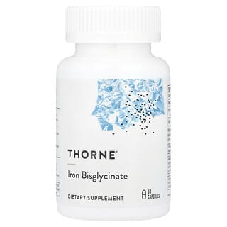 Thorne, Iron Bisglycinate, 60 Capsules