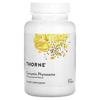 Thorne Research, Curcumin Phytosome, Sustained Release, 500 mg, 120 Capsules