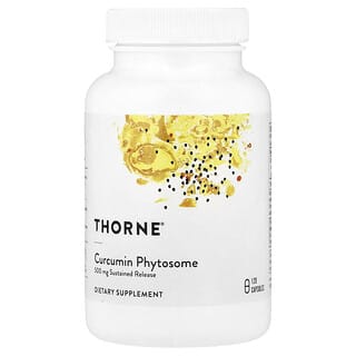 Thorne, фітосома куркуміну, тривале вивільнення, 500 мг, 120 капсул