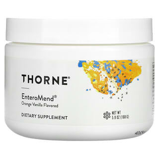 Thorne Research, EnteroMend, добавка для здоровья кишечника, со вкусом апельсина и ванили, 168 г (5,9 унции)