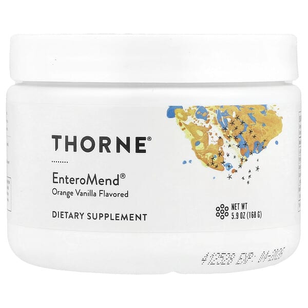 Thorne EnteroMend®, Orange Vanilla, 5.9 oz (168 g)