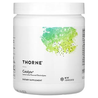 Thorne, Catalyte, Lemon Lime Flavored Electrolytes, Elektrolyte mit Zitronen-Limetten-Geschmack, 312 g (11,01 oz.)