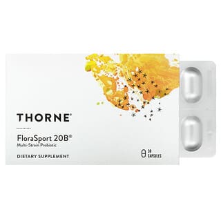 Thorne, FloraSport 20B, 30 Capsules