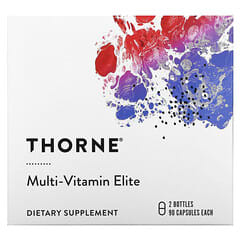 Thorne, Multi-Vitamin Elite, A.M. & P.M., 2 Bottles, 90 Capsules Each