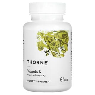 Thorne, Vitamin K, 60 Capsules