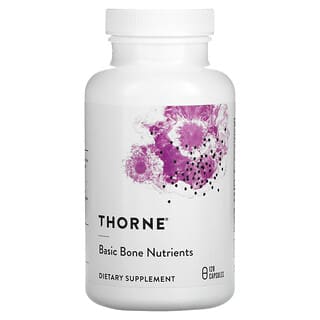 Thorne Research, Nutrientes básicos para los huesos, 120 cápsulas