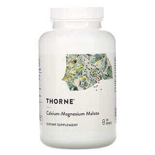 Thorne Research, Malato de calcio y magnesio, 240 cápsulas