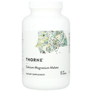 Thorne, 苹果酸钙镁，240 粒胶囊