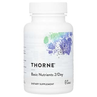 Thorne, основні поживні речовини, які потрібно приймати двічі на день, 60 капсул