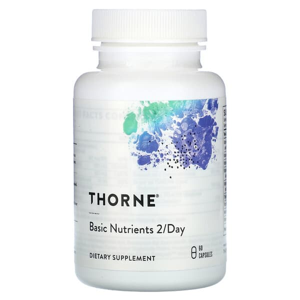 Thorne, Basic Nutrients 2/Day, 60 Capsules