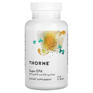 Thorne, Super EPA, EPA e DHA, 90 Cápsulas Gelatinosas