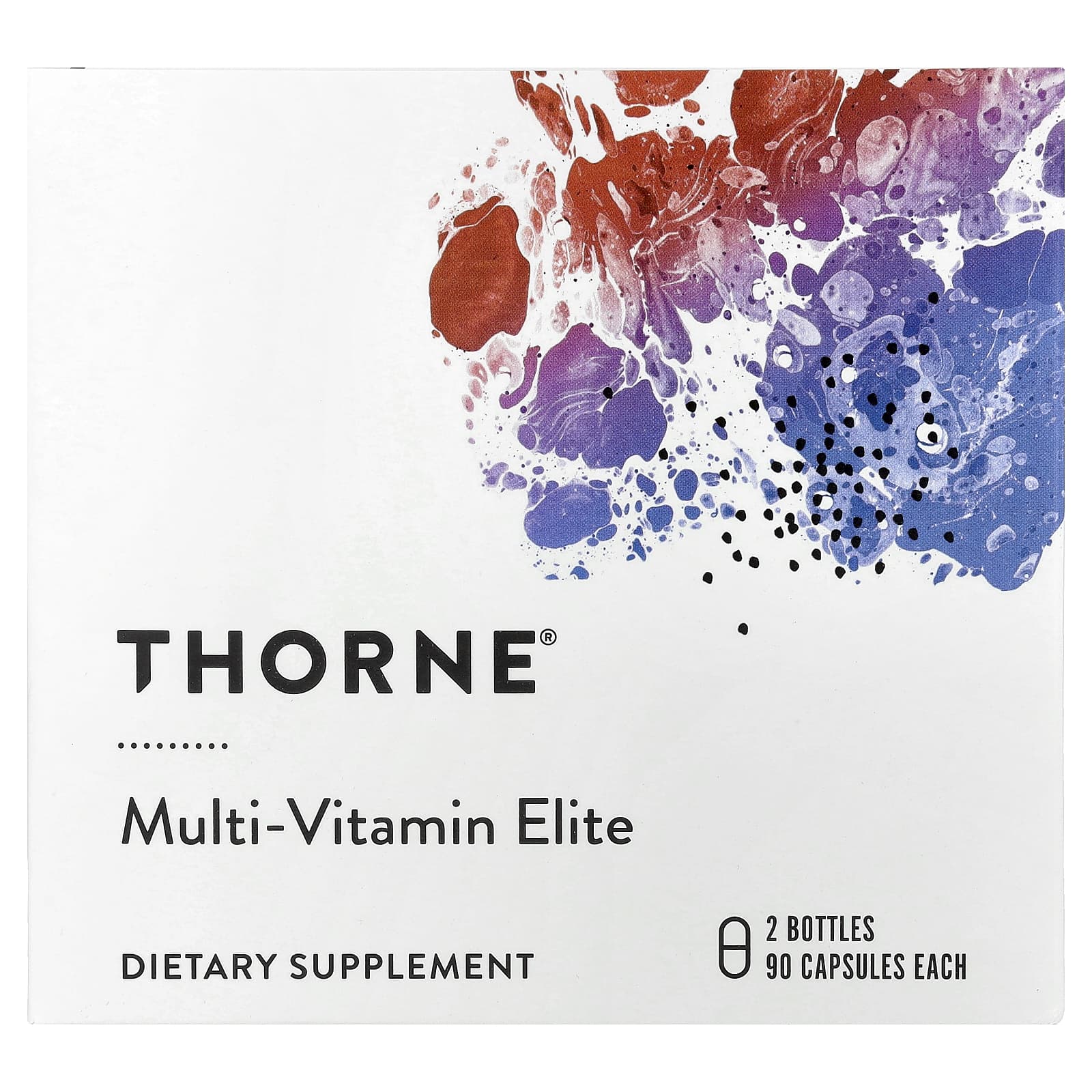 Thorne Multi-Vitamin Elite, A.M. & P.M. – 90 gélules de Thorne