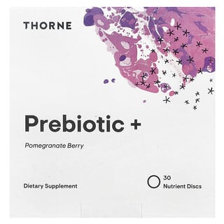 Thorne, Prébiotique +, Baies de grenade, 30 disques de nutriments