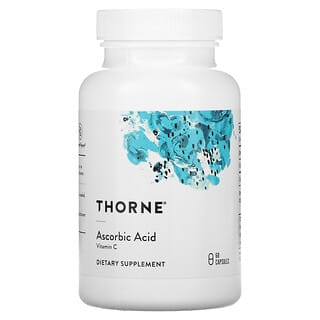 Thorne, アスコルビン酸、ビタミンC、60粒