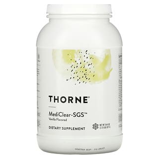 Thorne Research, MediClear-SGS, Vanilla, 34.4 oz (977 g)