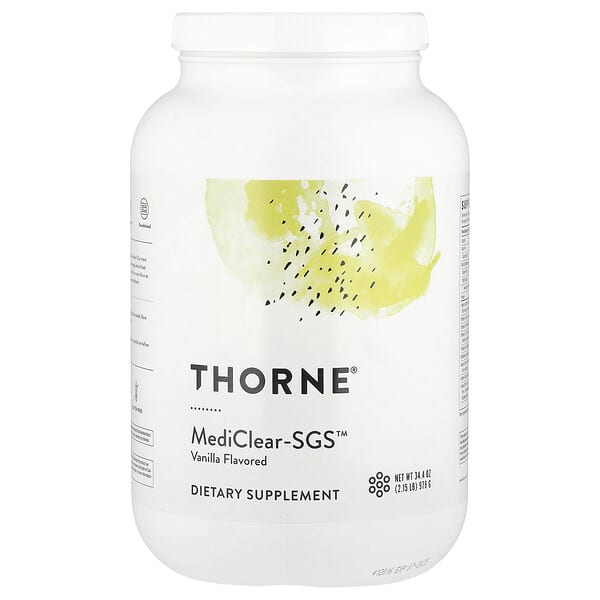 Thorne MediClear-SGS™, Vanilla, 34.4 oz (978 g)