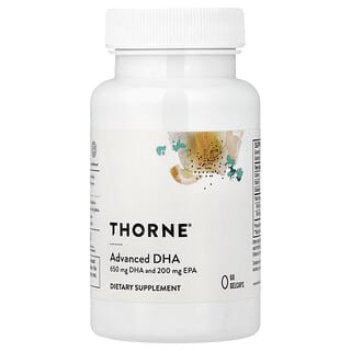 Thorne, 고급 DHA, 젤 캡슐 60정