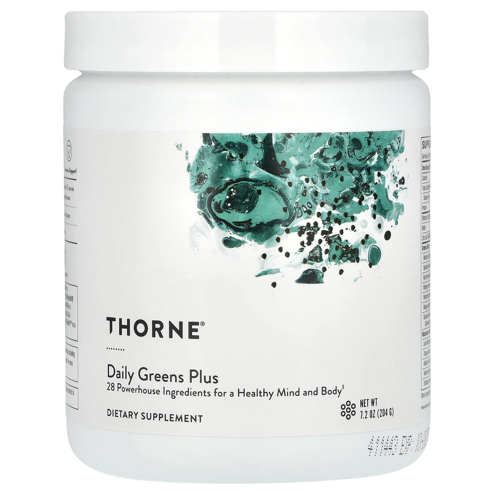 Thorne, Daily Greens Plus, ежедневная добавка с зеленью, 204 г (7,2 унции)