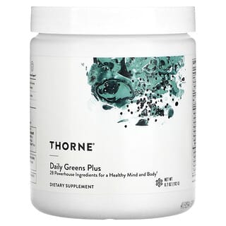 Thorne, Daily Greens Plus, ежедневная добавка с зеленью, 192 г (6,7 унции)
