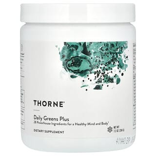 Thorne, Daily Greens Plus, Nahrungsergänzungsmittel mit grünem Gemüse, 204 g (7,2 oz.)