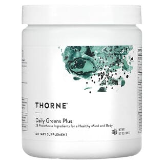 Thorne, Daily Greens Plus, ежедневная добавка с зеленью, 189 г (6,7 унции)