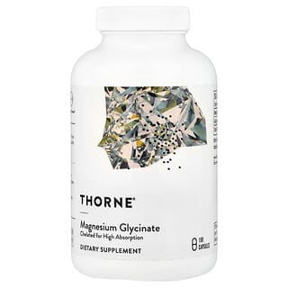 Thorne, glicinat de magneziu, 180 de capsule (120 mg per capsulă);