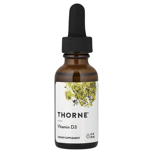 Thorne, Vitamin D3, 1 fl oz (30 ml)
